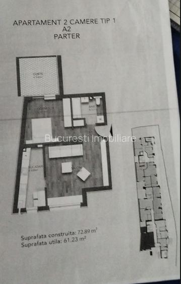 Apartament 2 Camere,13 Septembrie,Metrou,CENTRALA PROPRIE,Bloc 2018 - 14