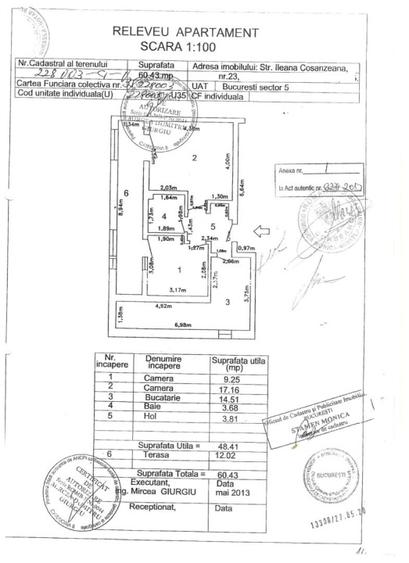 2 camere mobilat birouri, 13 Septembrie- parc Sebastian - 18