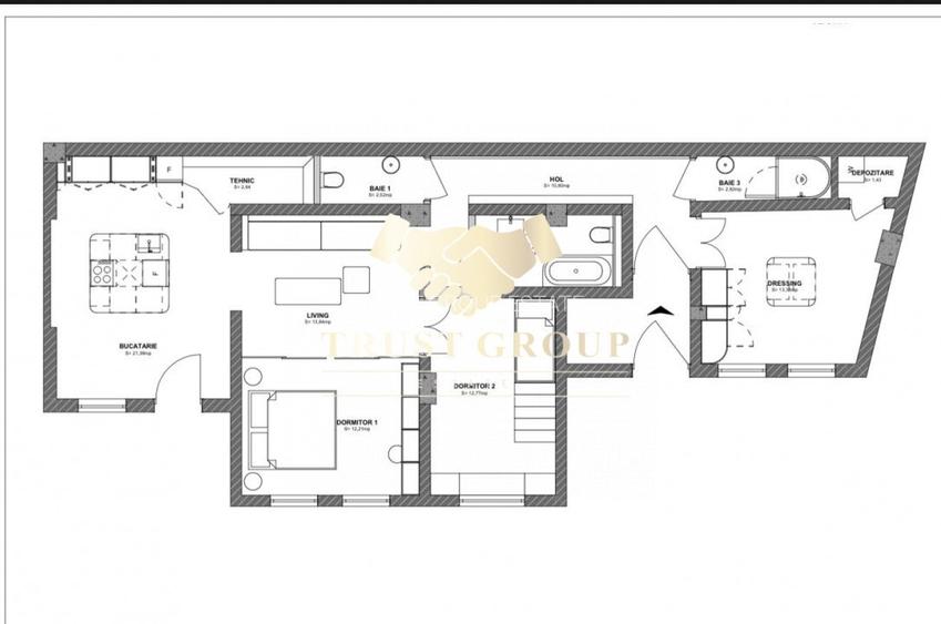 Apartament de lux cu design contemporan în vilă interbelică - 17