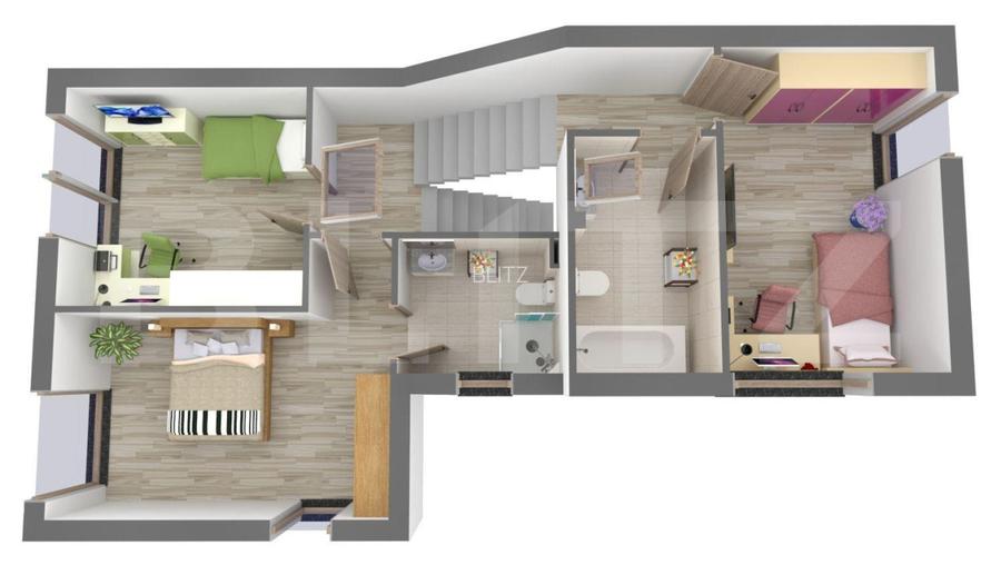 Casa pe calcan cu priveliste superba si compartimentare deosebita. - 3