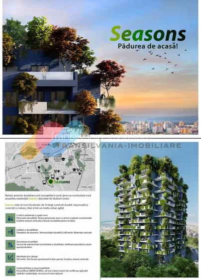 Apartament modern cu 3 camere + parcare | Ansamblul Rezidențial Seasons -Zorilor - 2