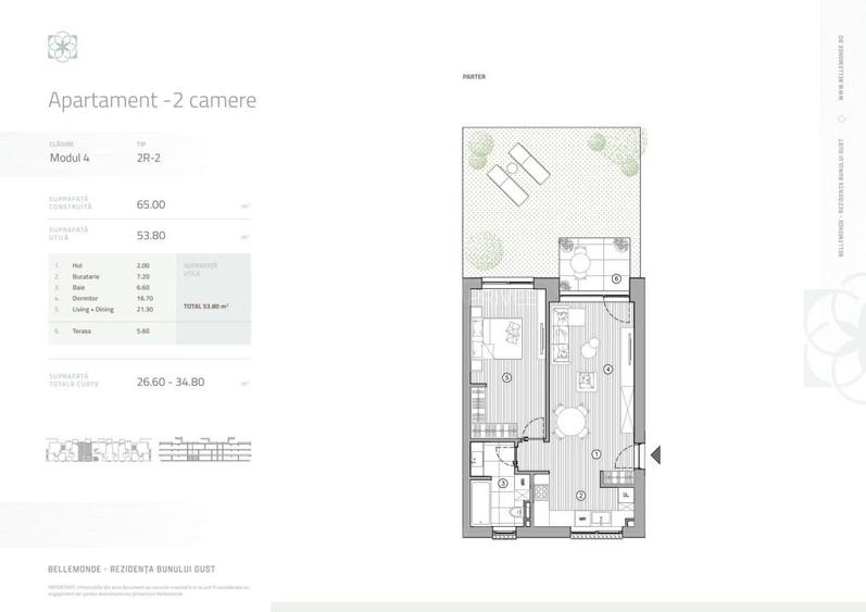 Bellemonde-Apartament in vila-2 camere - 3