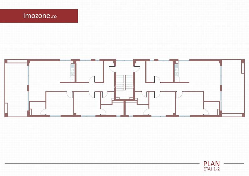 4 camere cu terasa de 22 mp, 3 bai, etaj 2/3, FINISAT MODERN,  COMISION 0% - 10