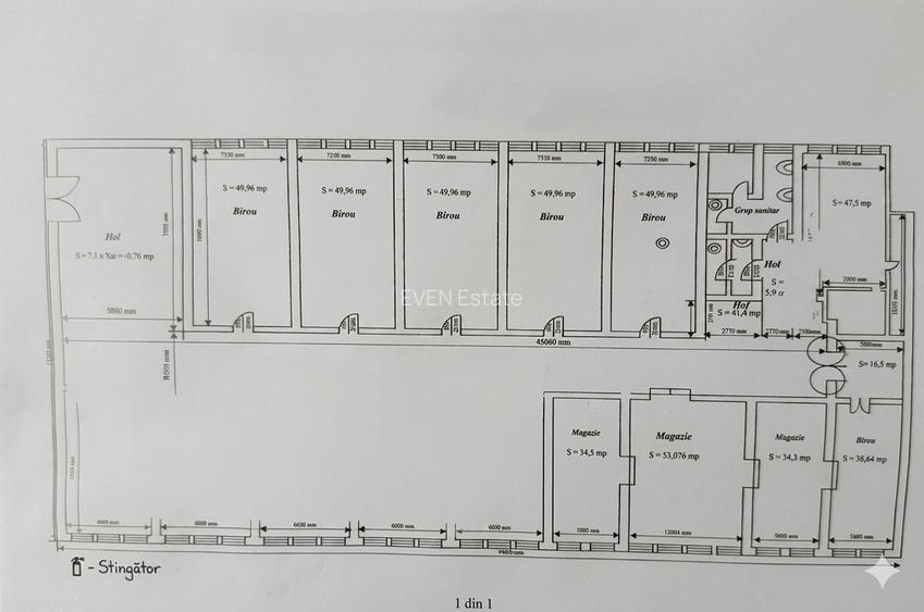 Spațiu 700 mp | Panduri –Academia Militară | Ideal fitness, clinică sau birouri - 16