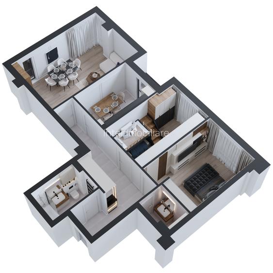 Apartament 3 camere CUG - Rond Tramvai mutare dec 2026, COD 152348 - 2