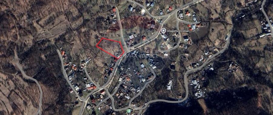 Teren Intravilan de vanzare 3551mp Poiana Copaceni Com Gura Vitioarei - 3