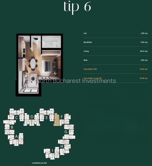 2 CAMERE - Proiect nou | Fitness + magazine în complex | Pipera - 1