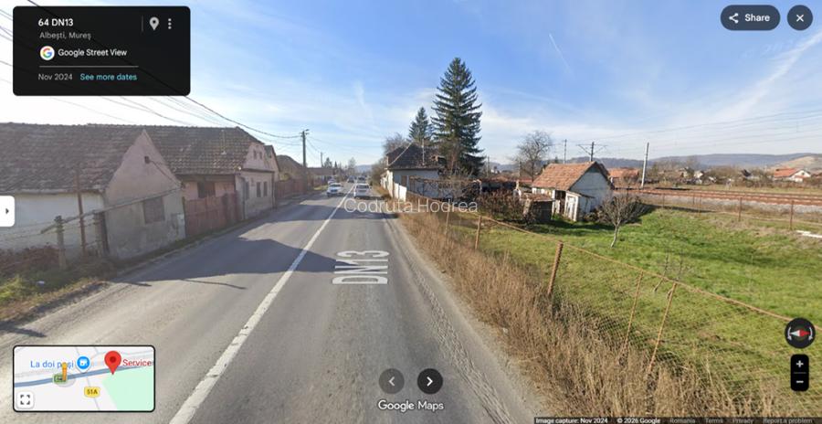 Teren cu casa, front E60, Albesti, Sighisoara, judetul Mures - 4