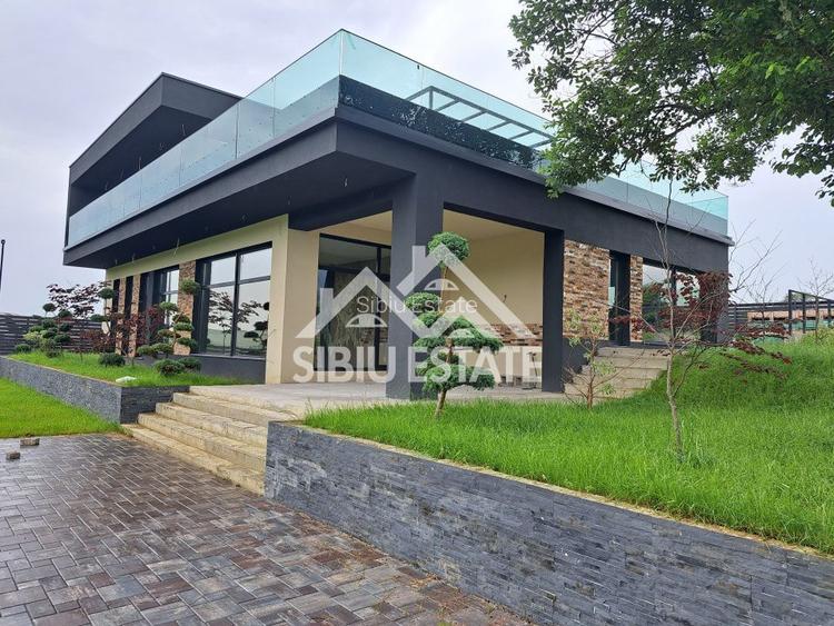 Casa Sibiu Cisnadioara, garaj, piscina, terase panoramice - 30