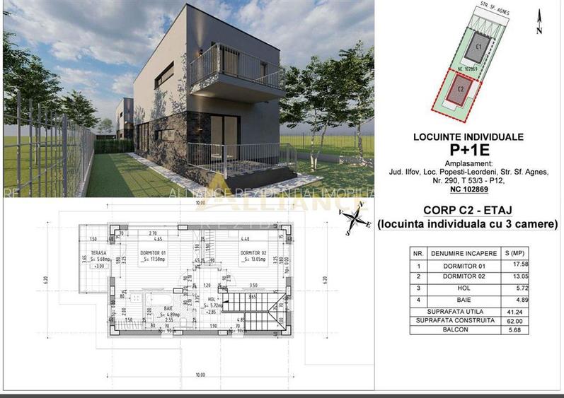 Vila Individuala P+1 Popesti 257 mp Teren - 14