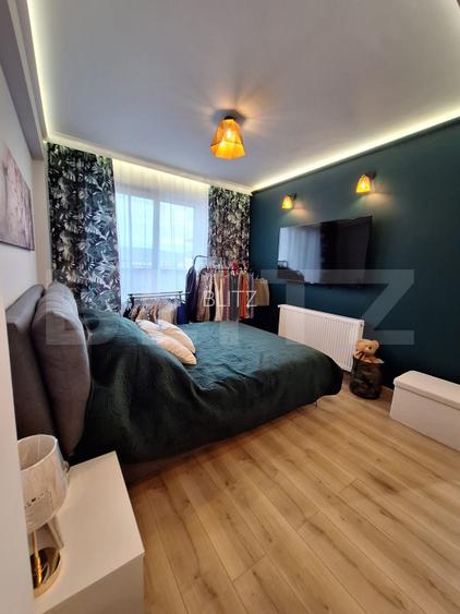 Apartament 2 camere Lux, ultrafinisat, mobilat complet, terasa 12mp, la cheie. - 12