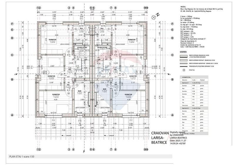 Duplex 5 camere, 60mp terase, zona linistita, comision 0 - 8