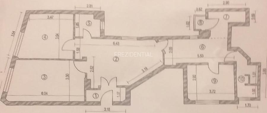 Apartament - 5 camere - decomandat - 10