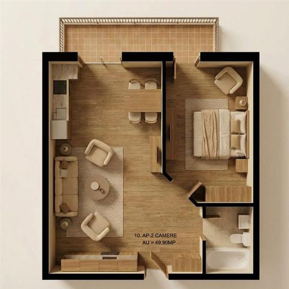 Apartamente 2 3 Camere | Rate la Dezvoltator pe 6 Ani | Bloc Nou | 2c-7867