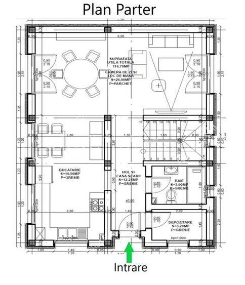 Casa individuala 4 camere 2 bai teren 300 mp zona Sura Mica Sibiu - 9