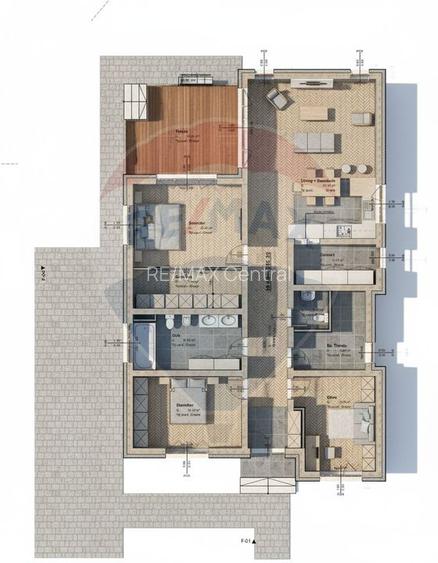 Casă cu 4 camere de vânzare, 130mp utili, teren 600mp in Harman - 5