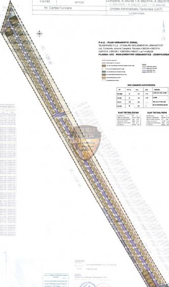 Proiect Investitie Cumpana, 6,7 ha lotizat, 132 case, aprox 400 mp, PUZ P+1, 2xD - 10