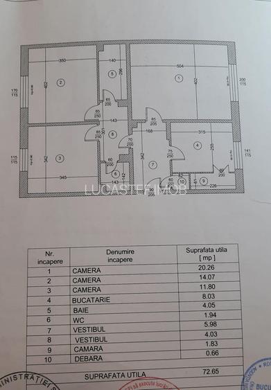 3 camere - 13 septembrie - Aleea Botorani - 8