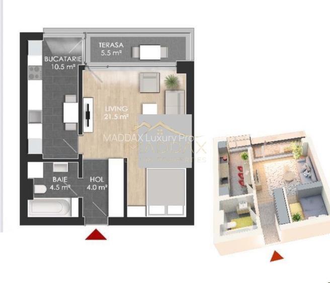 Studio***Bloc NOU premium**Piscina//Sector 1_Chitila - 14