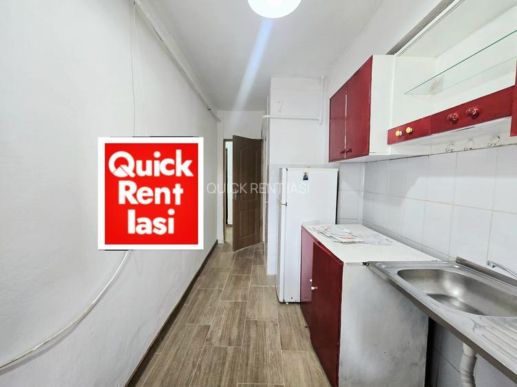 Pacurari Petrom Apartament 1Camera De Inchiriat Renovat Cu Centrala - 7