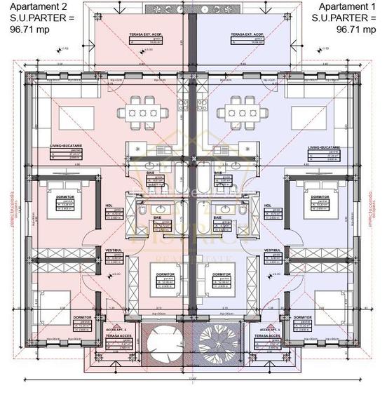 0%COMISION Duplex deosebit cu 4 camere, pe parter | Valery | Mosnita - 1