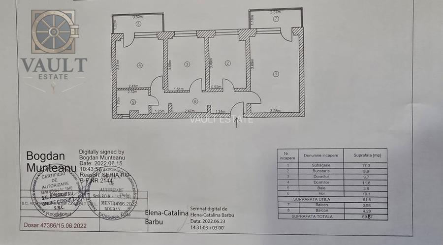 Apartament 3 camere - langa Universitatea Tehnica de Constructii - Lacul Tei  - 7
