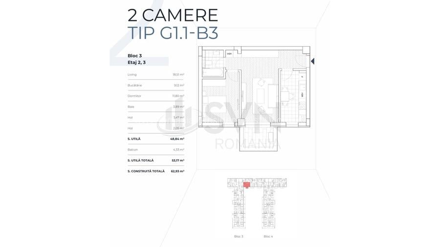 REA1014177 Apartament 2 camere imobil nou Fabrica de Glucoza - 8