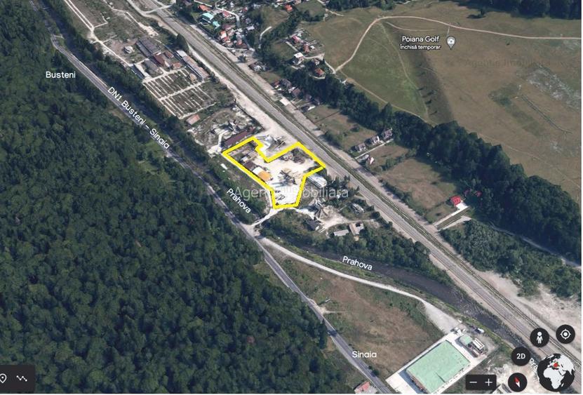 Teren Industrial Busteni - Sinaia - Acces DN1 + cale ferata - Comision 0% - 5