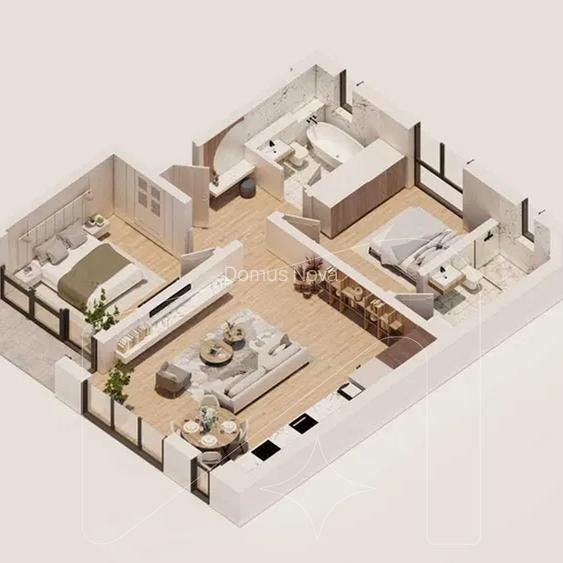 Apartament nou 3 Camere | 75 mp utili | Etaj 2 | Calea Torontalului - 7