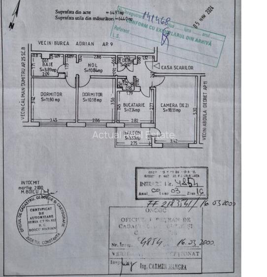 APARTAMENT 3 CAMERE| DECOMANDAT| ETAJ 2| - 7