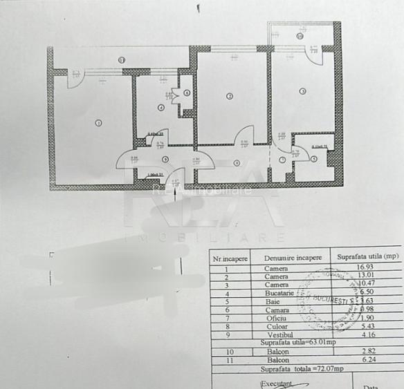 3 camere, decomandat, et 4/10, anvelopat-Gorjului - 7