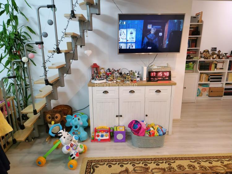 Apartament 3 camere, pe doua nivele, mobilat, parcare, zona Cetatii - 11