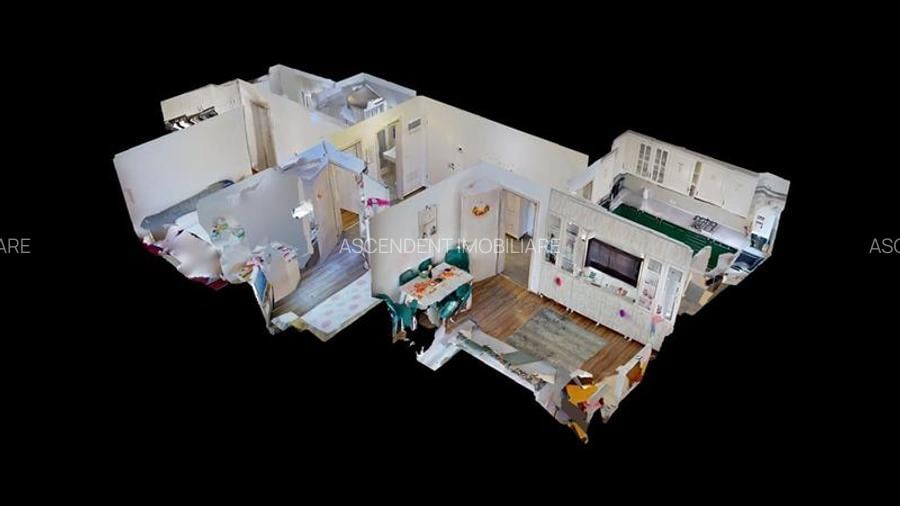 3D! Apartament 3 camere,mobilat,echipat, parcare privata,Kasper-Tractorul,Brasov - 20