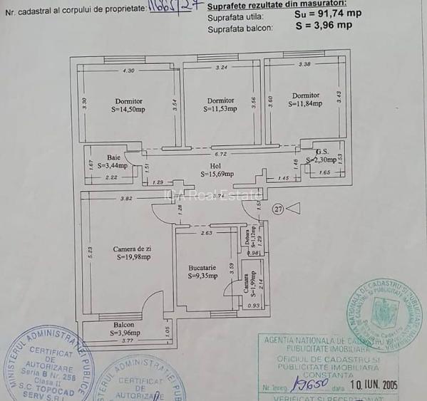 Apartament 4 camere, 95 mp utili, Strada Soveja – spațios, luminos, mobilat - 17