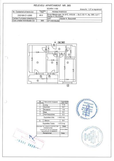 2 camere decomandat-acces metrou- mobilat/utilat complet - 4