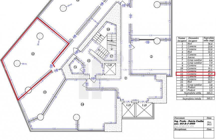 Spatiu de birouri | Vitan Center | Utilitati incluse | 46mp - 5