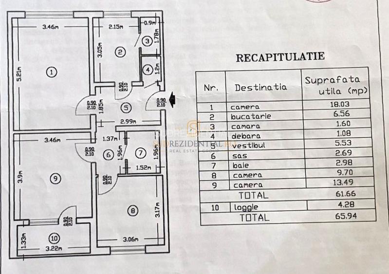 3 Camere, centrala proprie, incalzire pardoseala, Bd. Brancoveanu - 1