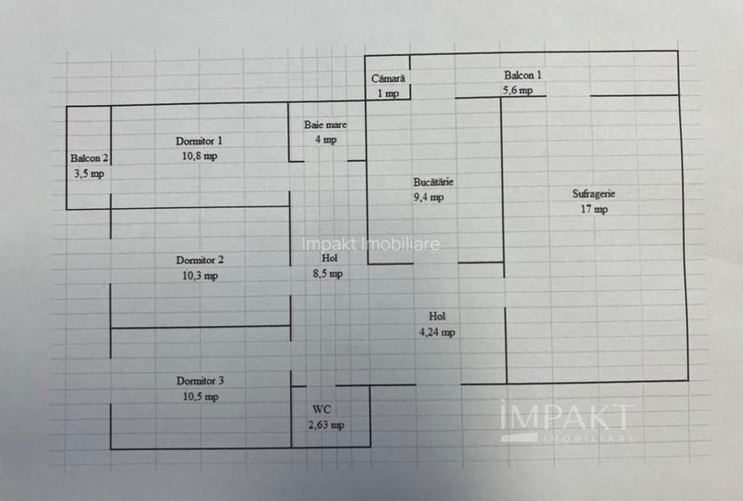 Apartament cu 4 camere in Marasti - 1