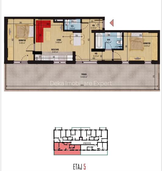 Apartament 3 camere + Terasa  45mp! Bragadiru Mc Donald's - 3