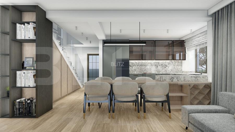 Duplex semifinisat, 120 mp utili, teren 550 mp, Chinteni - 9