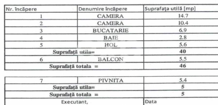 Apartament 2 camere decomandat Astra – 46 mp- 99.999 Euro. - 11