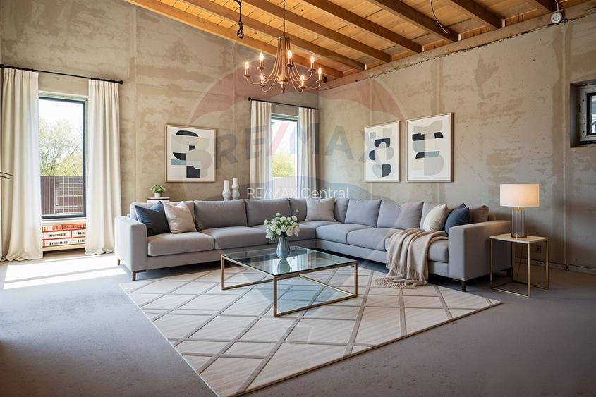 Casă cu 4 camere de vânzare, 130mp utili, teren 600mp in Harman - 7