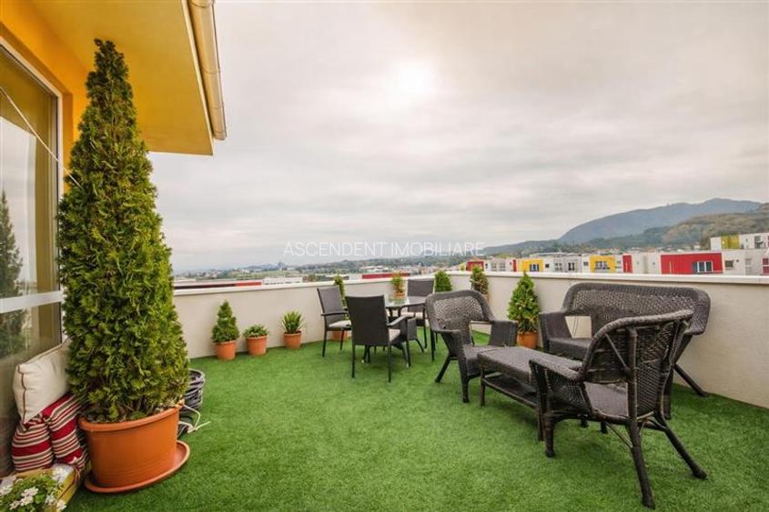 Penthouse extravagant,living spectaculos, semineu,terase generoase,Avantgarden, - 17