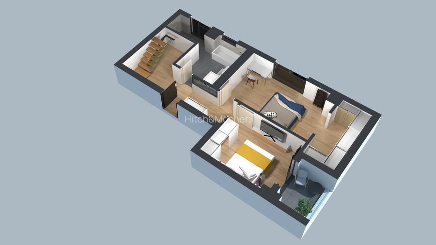 Penthouse nou, finisaje premium - Complexul Studențesc, Comision 0 - 1