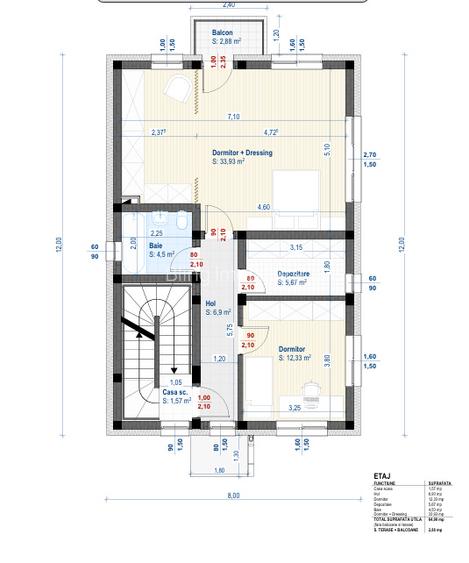 Teren autorizat casa individuala P+1 Floresti IL Milanese - 3