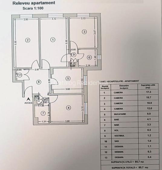 Vanzare 4 camere - zona Teiul Doamnei - Colentina - 2
