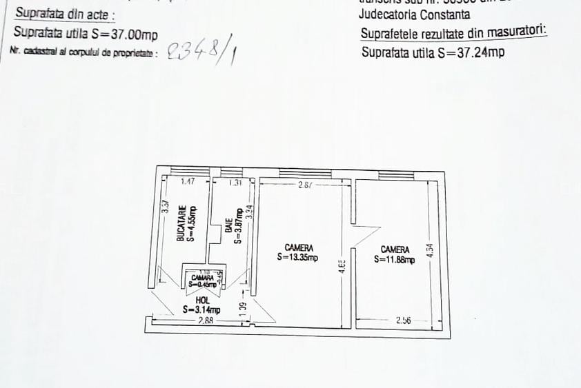 Apartament 2 camere - Casa de Cultura - 77.500 euro (Cod E2+E7) - 7