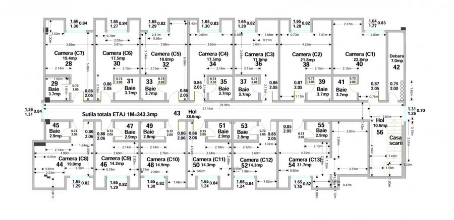 Vanzare investitie - cladire multifunctionala 65 spatii  4 etaje  Gura Humorului - 5