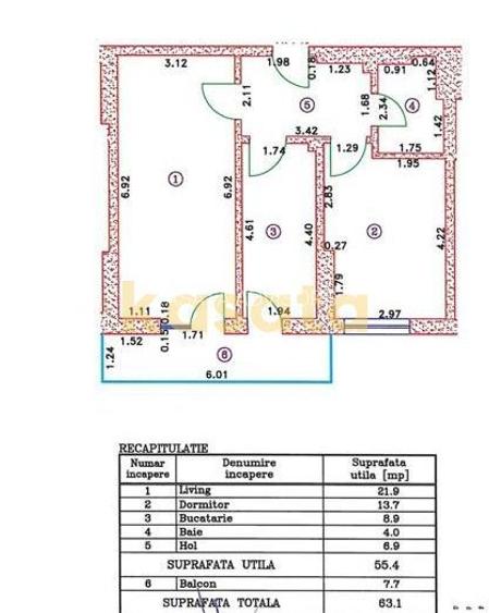 2 Camere 🏢 | Novum Lacul Morii 📍 | Etaj intermediar ⬆️ - 1