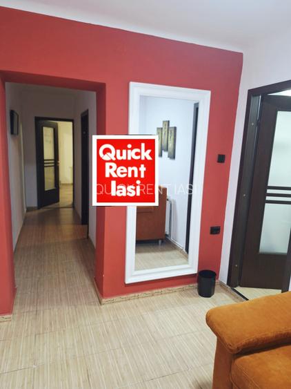 Copou Universitate ( Negruzzi) Apartament 1Camera Spatios Modern De Inchiriat - 9